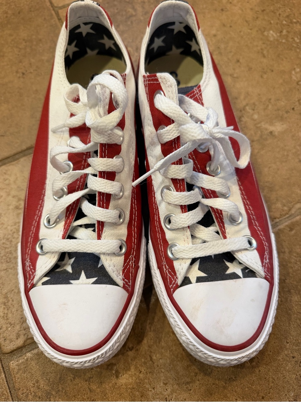 Converse Chuck Taylor All Star Americana Stars & Stripes Low Top Women’s 7 M3494
